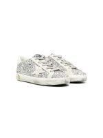 SUPER-STAR GLITTER UPPER SUEDE STAR AND HEELSILVER/ICE