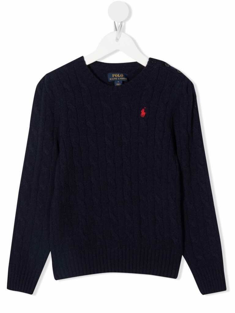 15227 LS CABLE CN-TOPS-SWEATERRL NAVY/C3822