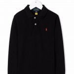 SLIM POLO-TOPS-KNIT BLACK