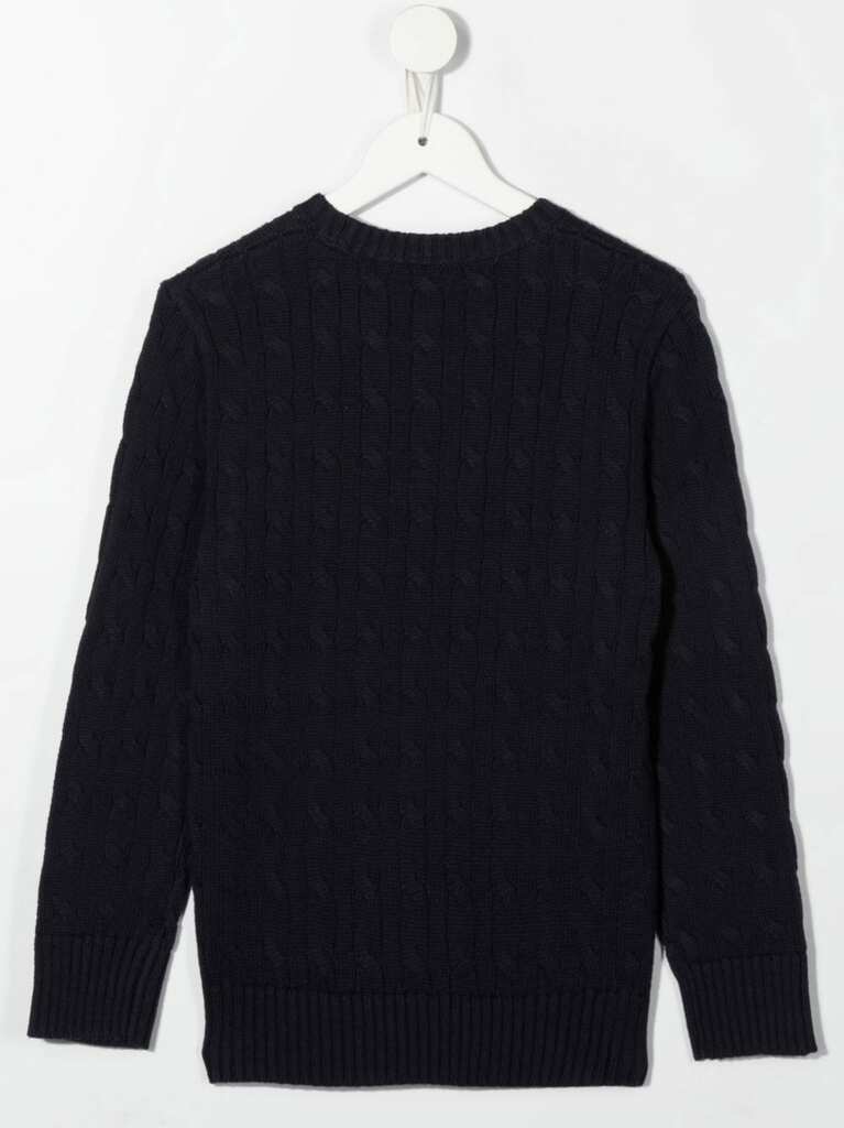 14710 LS CABLE CN-TOPS-SWEATERRL NAVY/C3822
