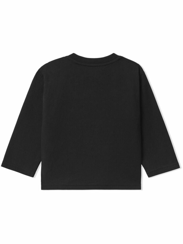 Maglietta a maniche corte per bambini, con motivo luna, colore nero, alla moda, 152, Blu scuro, 2-3 Anni