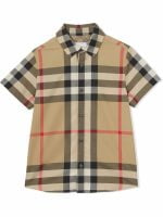 Burberry Kids Camicia mezza manica