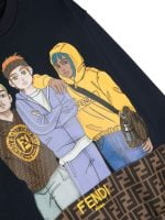 Fendi Kids Felpa girocollo - immagine 3