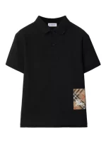 Burberry Kids Polo manica corta