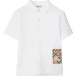 Burberry Kids Polo manica corta