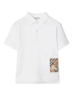 Burberry Kids Polo manica corta