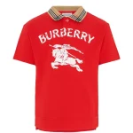 Burberry Kids Polo manica corta