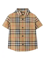 Burberry Kids Camicia mezza manica