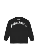 Palm Angels Kids Felpa girocollo