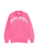 Palm Angels Kids Felpa girocollo